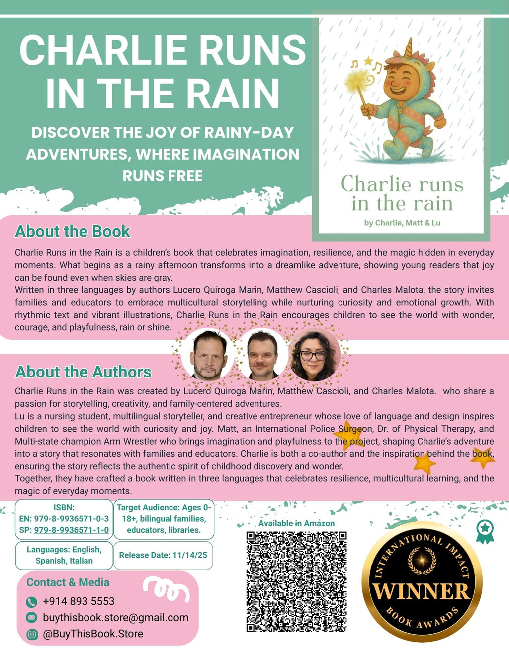 Charlie Runs In The Rain