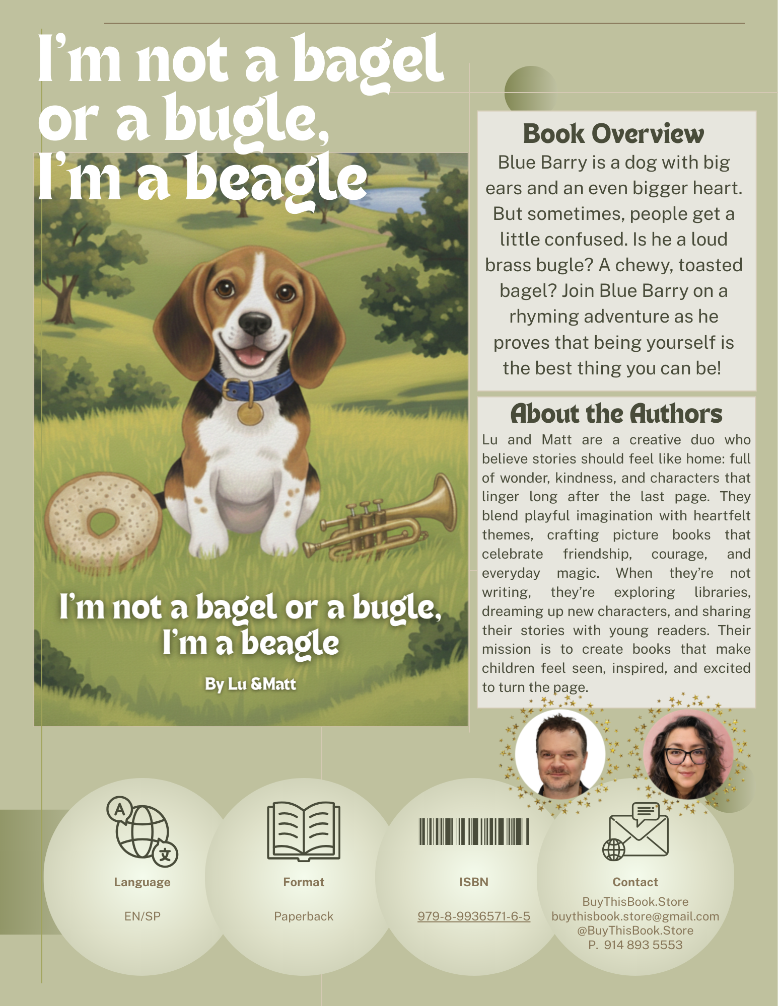 I’m not a bagel or a bugle, I'm a beagle