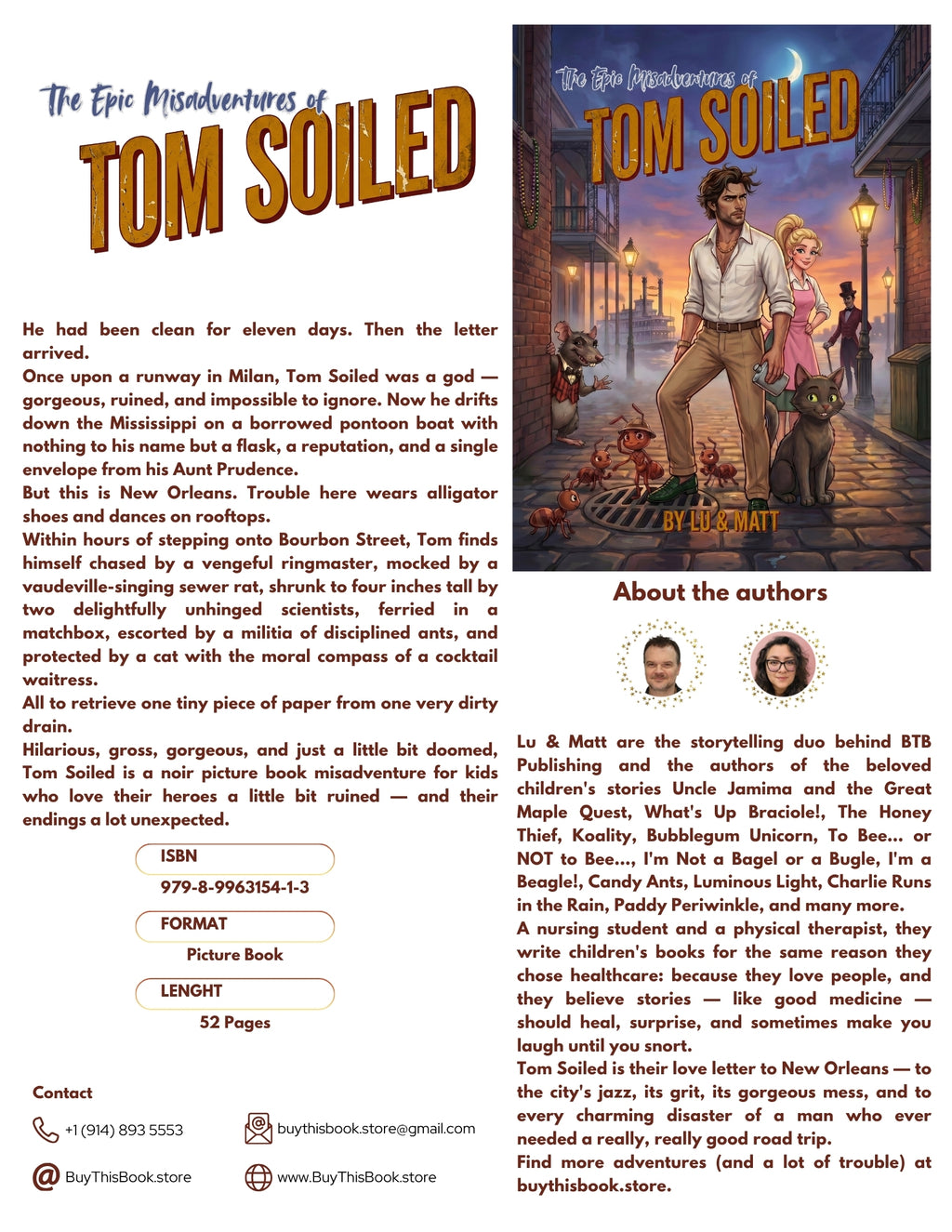 The Epic Misadventures of Tom Soiled