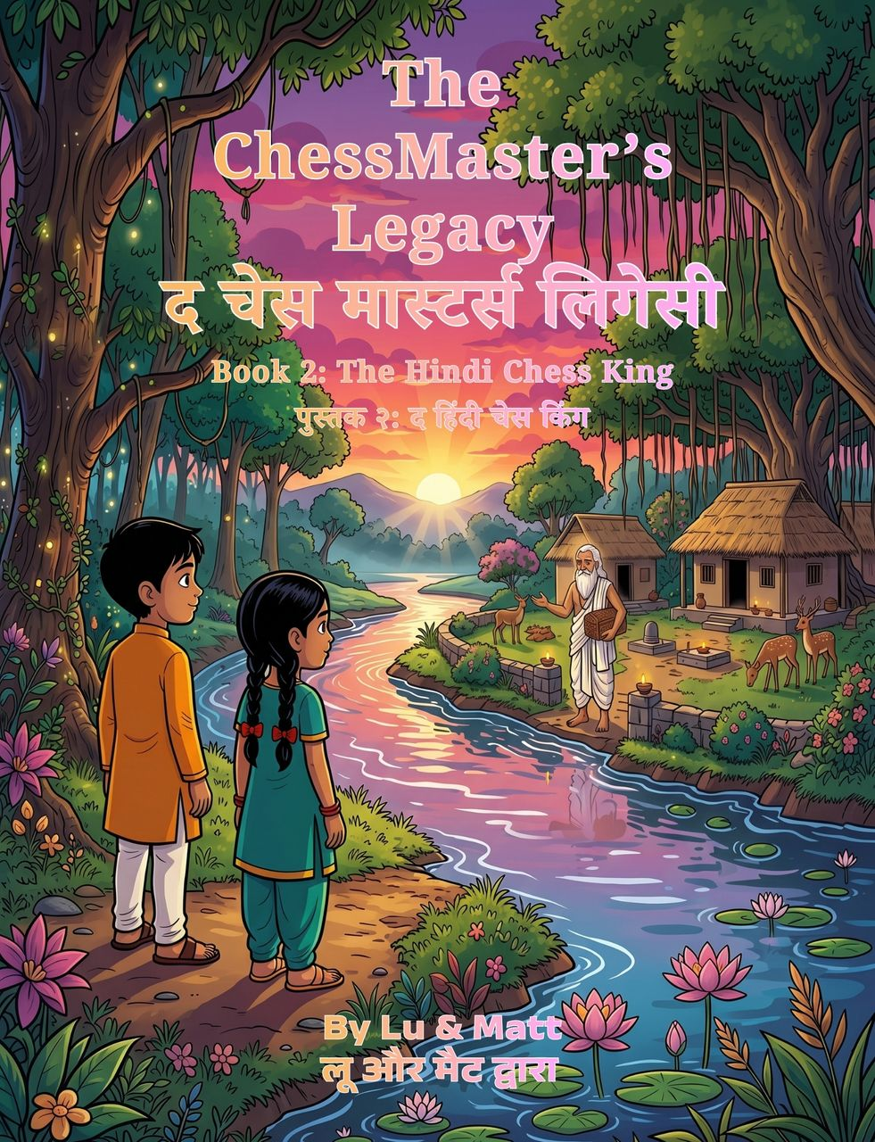 The Hindi Chess King: Book 2: Origins of the Hindi Chess King- Bilingual English-Hindi Edition